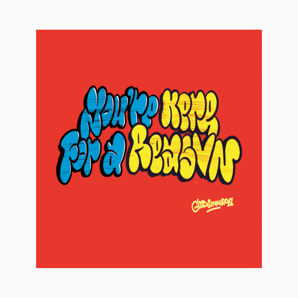 A Art Graffiti Print- You're here for a reason