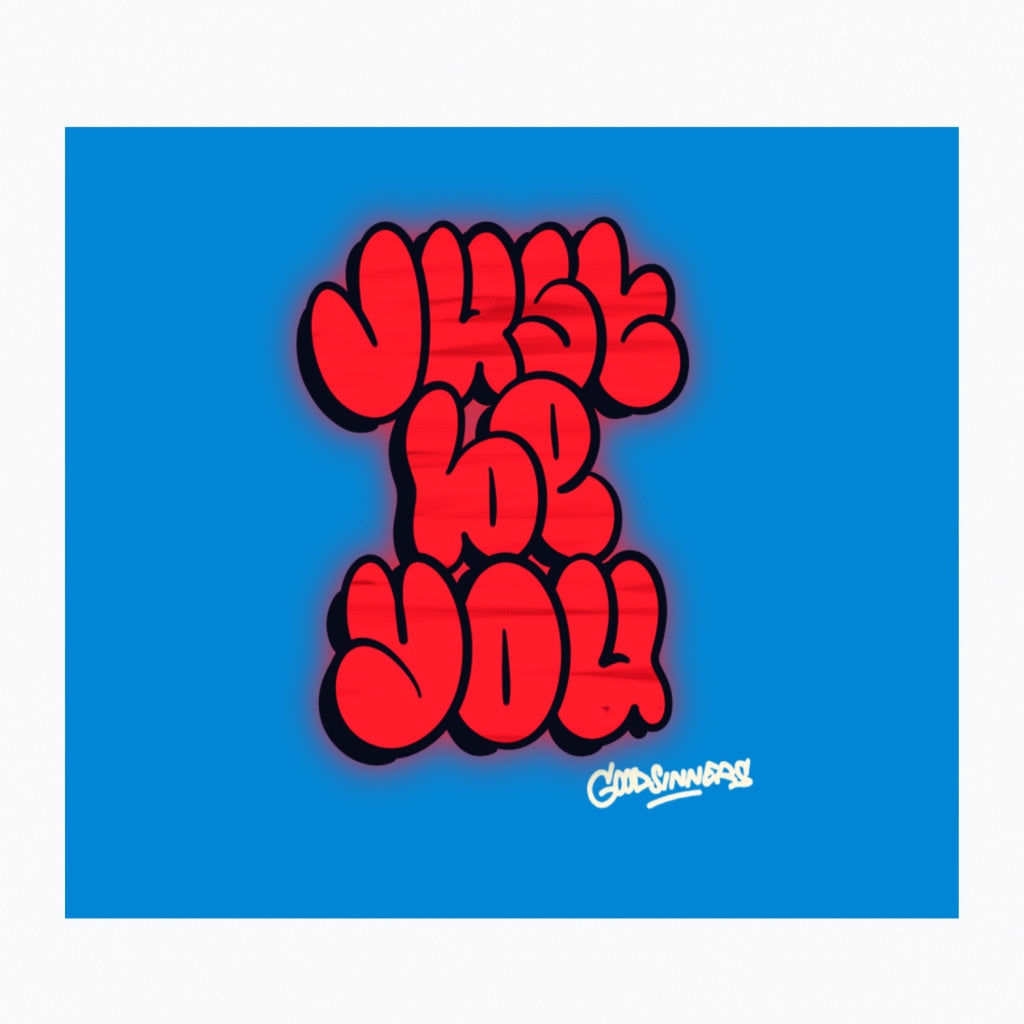 A Art Graffiti Print-Just Be You
