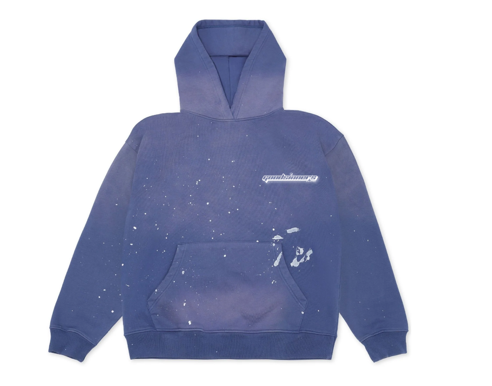 A Goodsinners Logo Minimal Special Hand Dye Hoodie