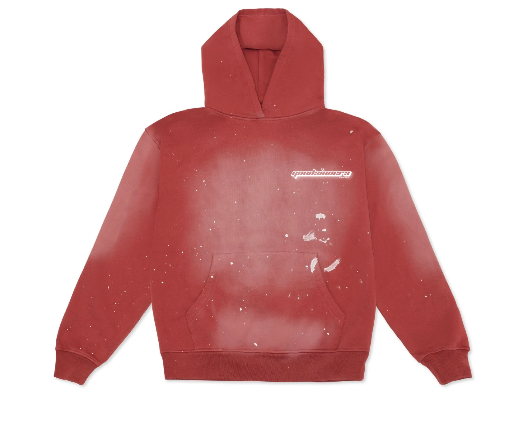 A Goodsinners Logo Minimal Special Hand Dye Hoodie