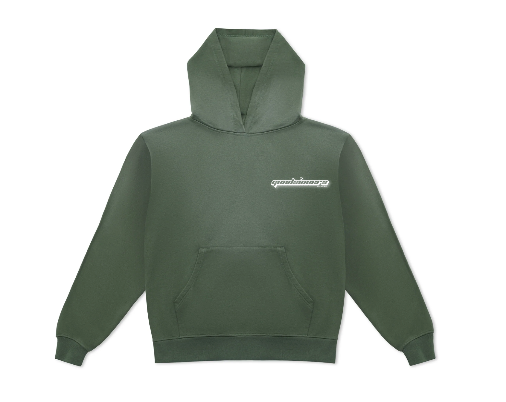 A Goodsinners Logo Minimal Special Hand Dye Hoodie